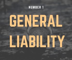 Sign that reads "General Liability."