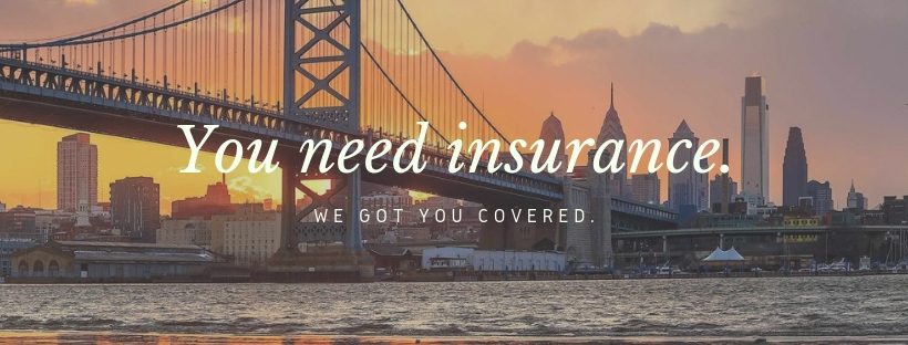 You need insurance. Philly skyline.