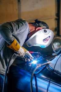 Mechanic welding.