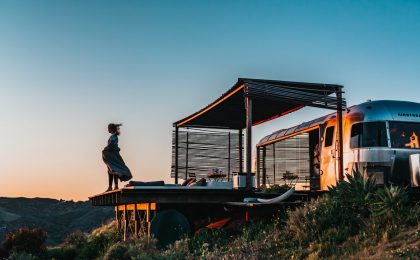 Woman without credit who lives off the grid.